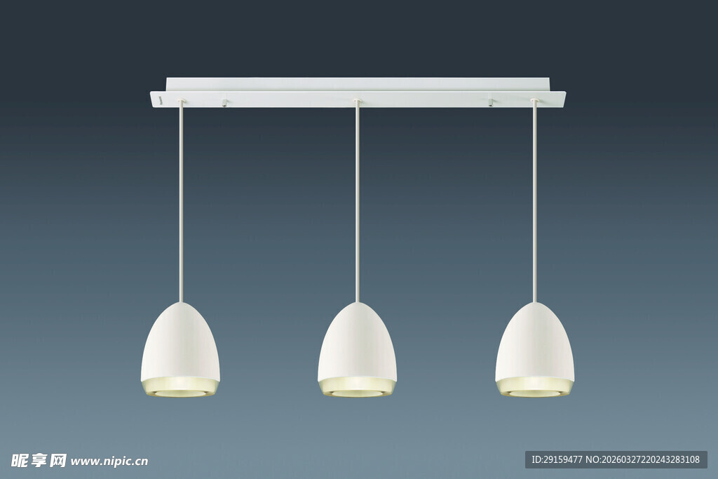 简约三吊灯设计