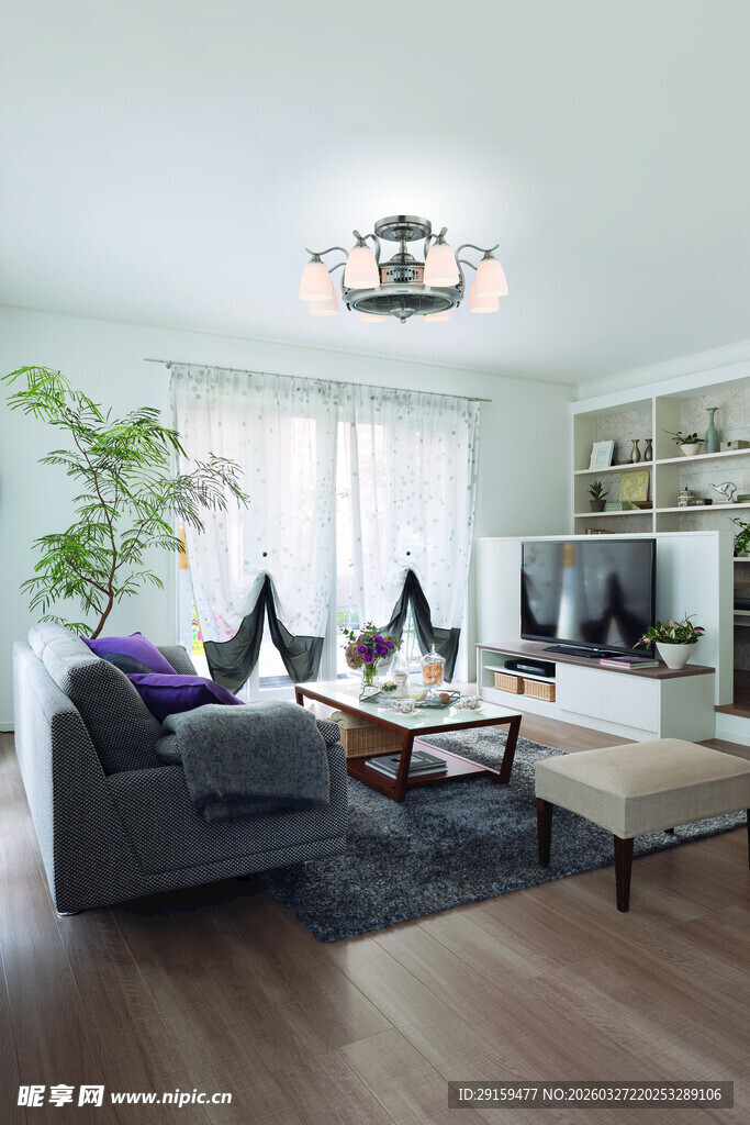 现代简约风格客厅室内景