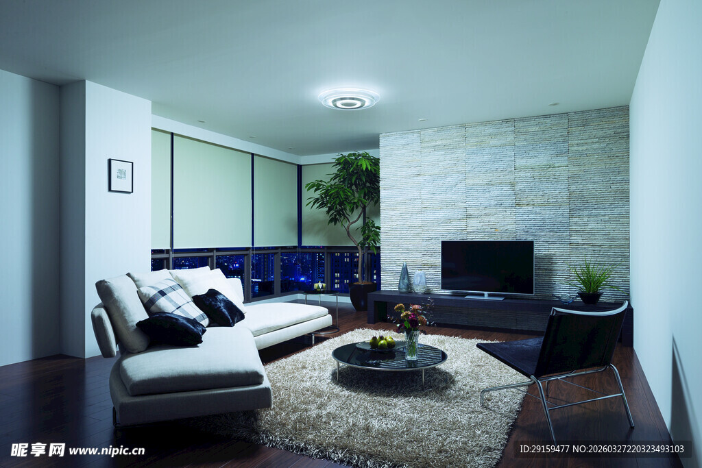 现代简约风格客厅一角