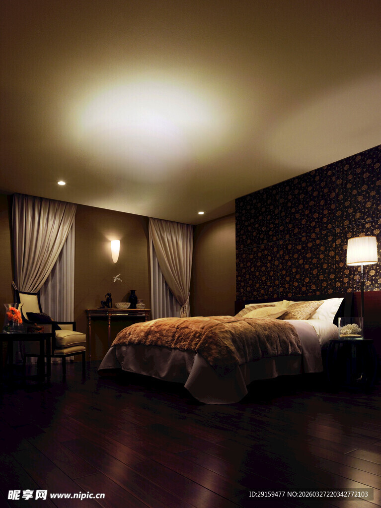 温馨舒适的现代风格卧室