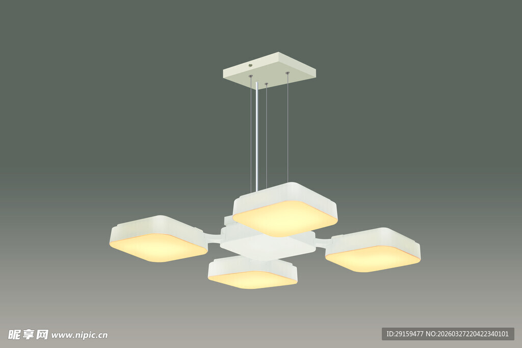 现代简约几何造型吊灯