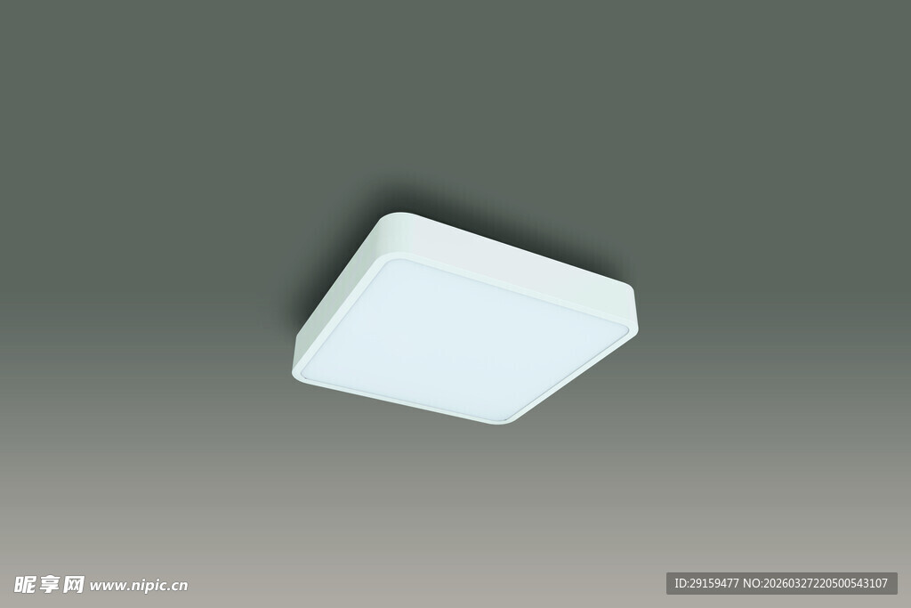 简约方形吸顶灯