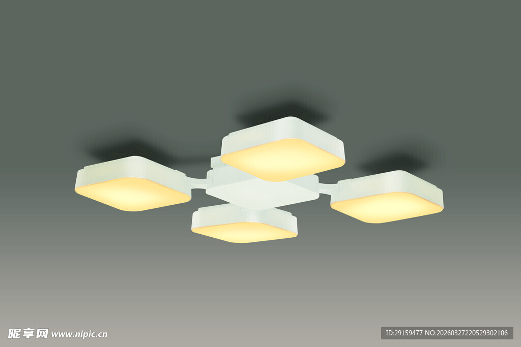 创意六边形吸顶灯