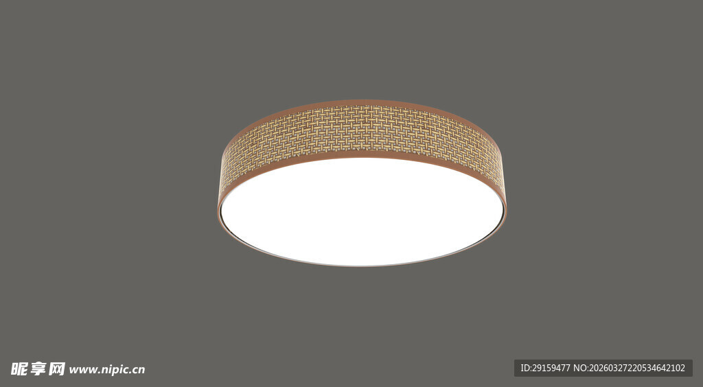 简约木质吸顶灯