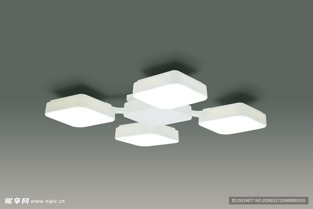 创意六边形吸顶灯具