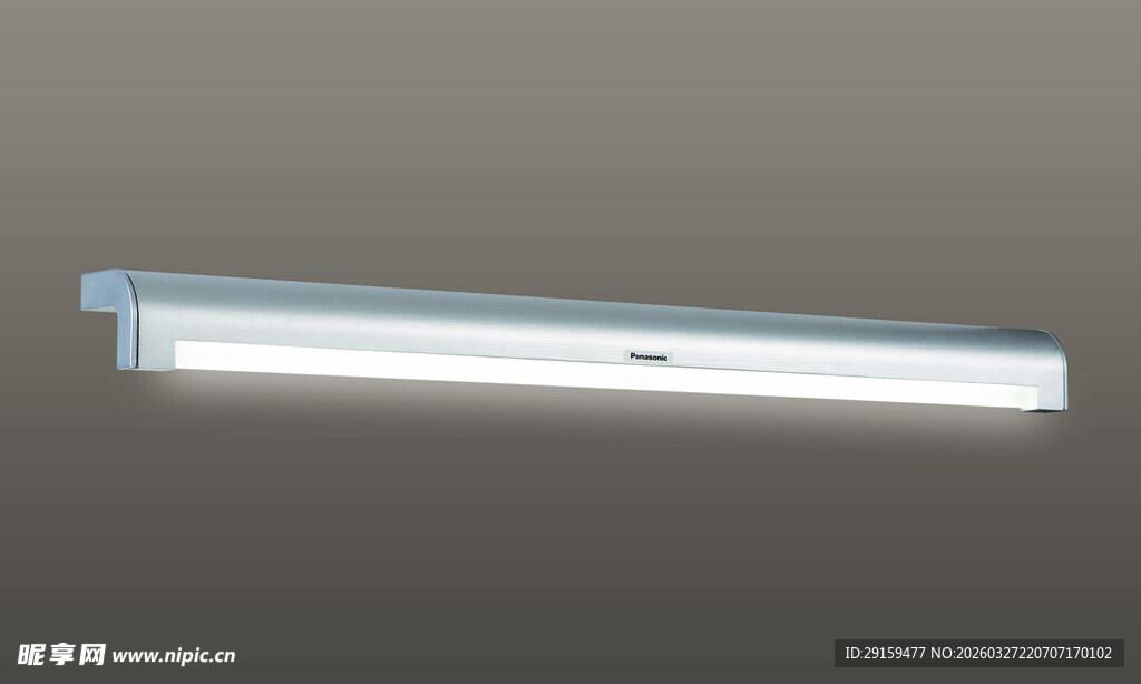 银色长条形LED灯管