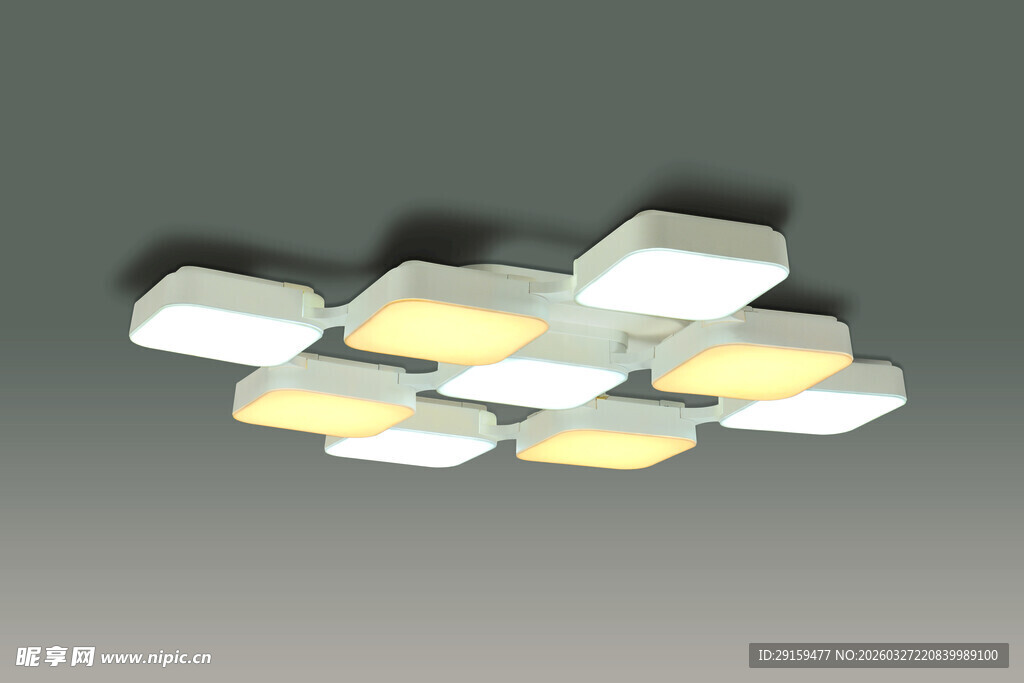 创意几何造型吸顶灯