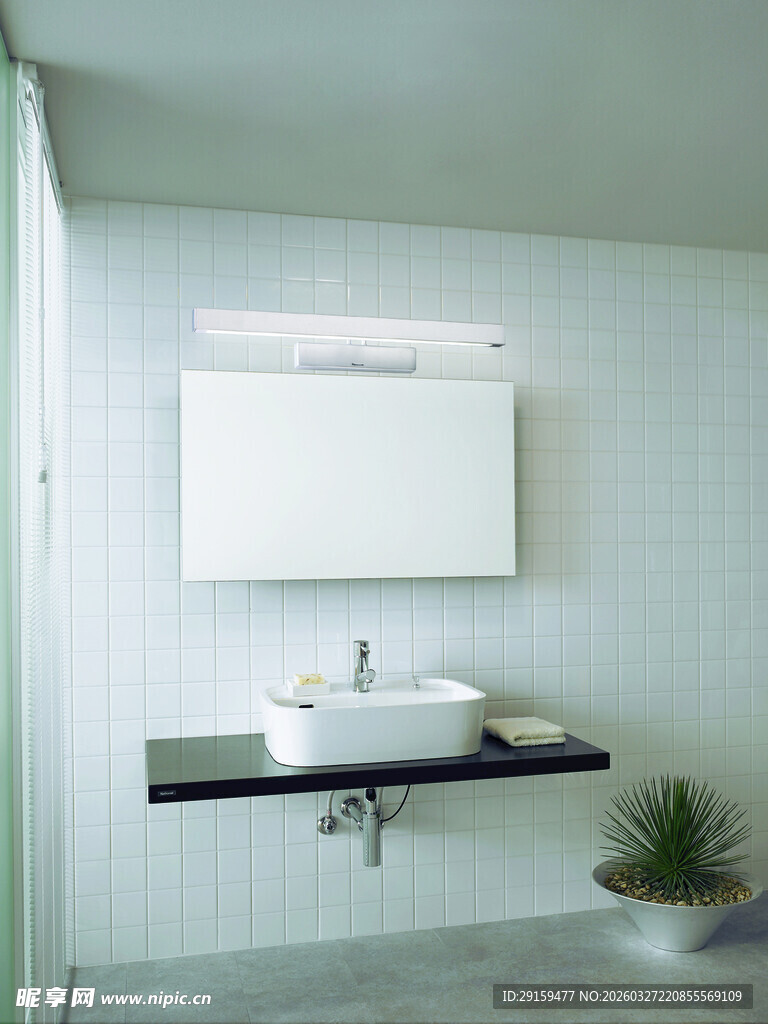 简约现代风格浴室洗手台