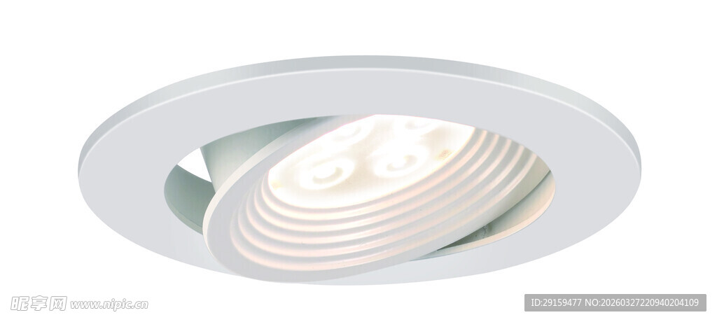 简约圆形嵌入式筒灯