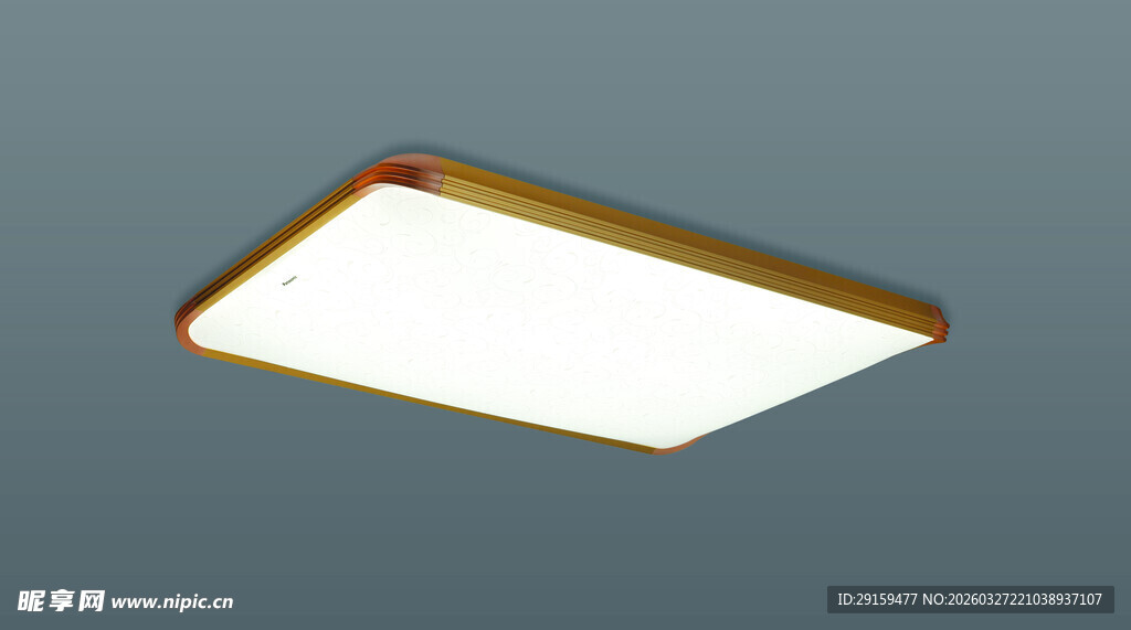 简约长方形吸顶灯