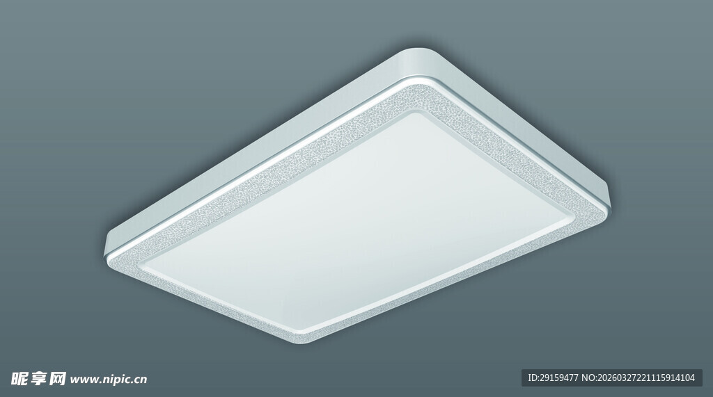 简约方形吸顶灯