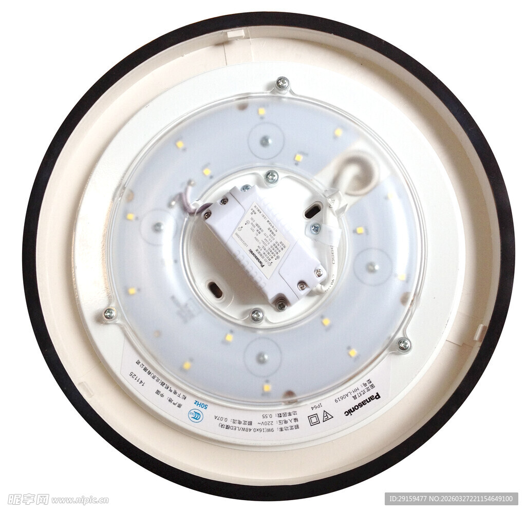 圆形LED灯盘内部构造