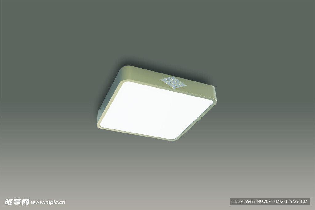 方形吸顶灯照明灯具展示