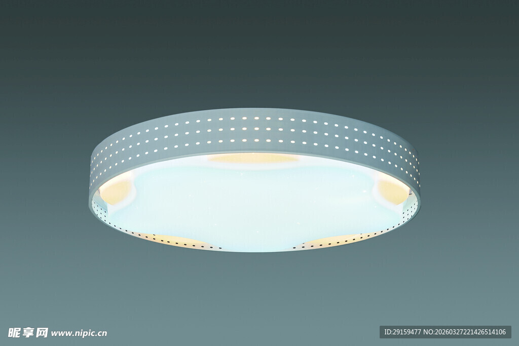 简约圆形吸顶灯设计