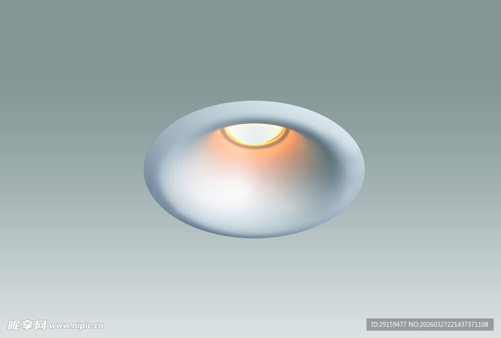 简约圆形发光灯具