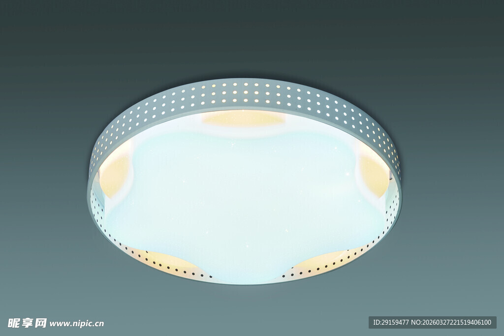 简约圆形吸顶灯展示