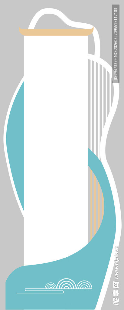 简约风格水壶插画设计