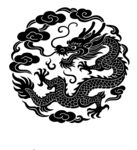 中式龙纹图案