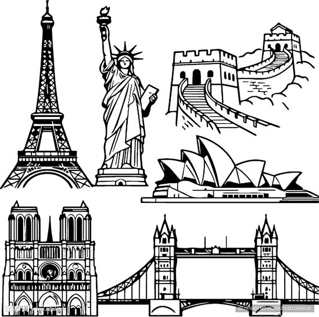 世界著名地标建筑集合