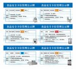 食品安全设备卡位管理公示牌