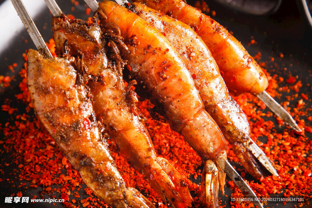 香烤大虾