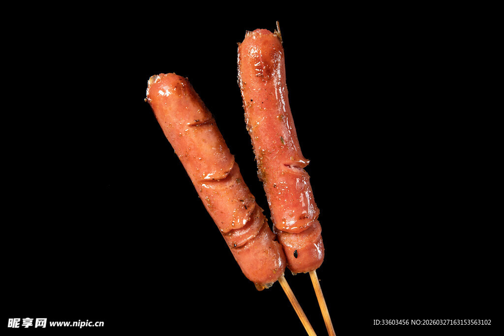 双串美味烤香肠