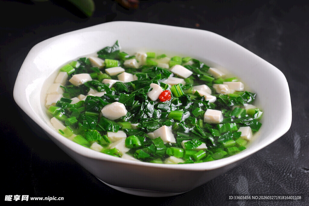 青菜豆腐羹