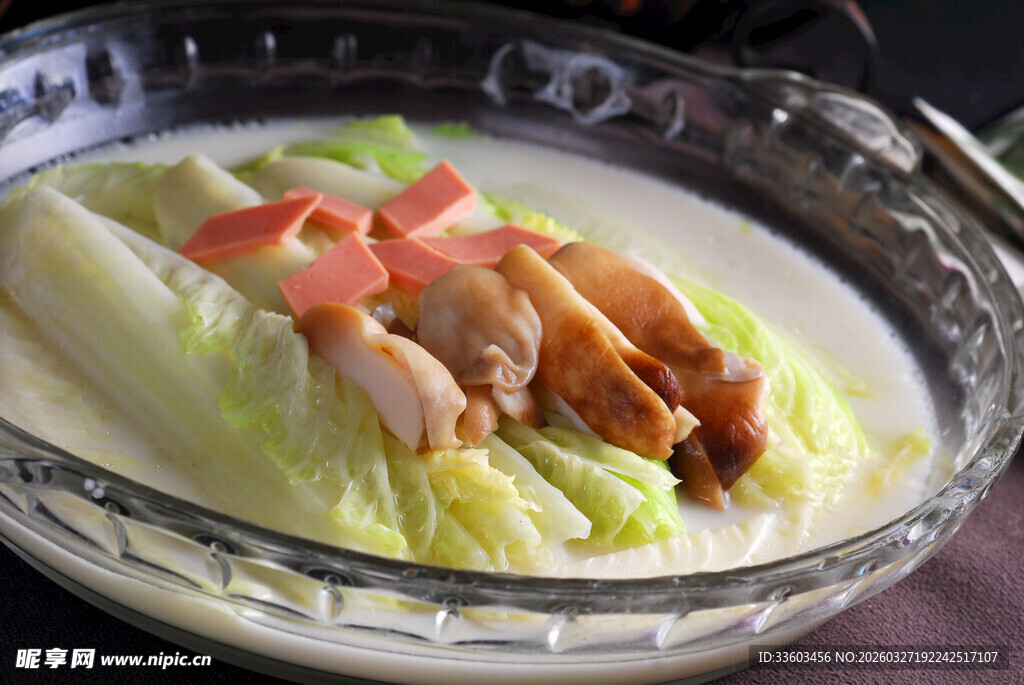 奶白汤汁白菜炖豆腐