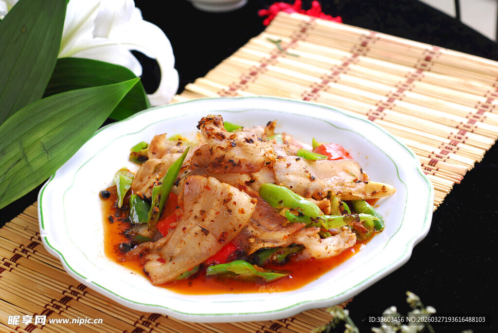 青椒炒肉片