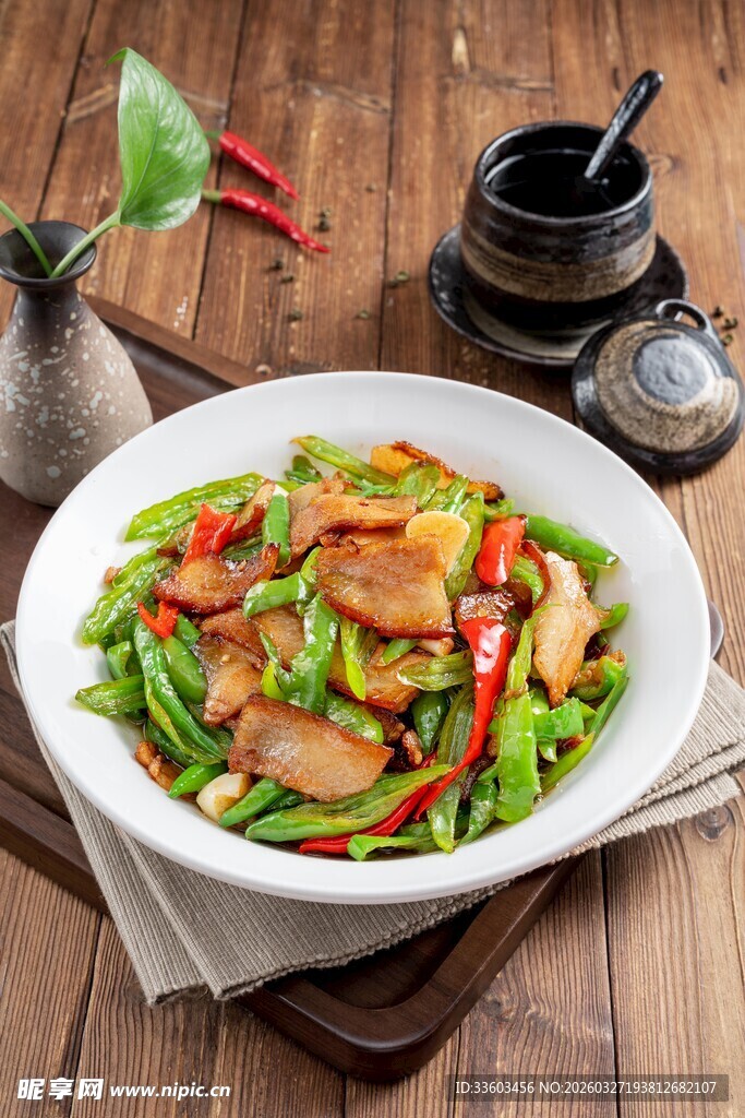 青椒炒肉片