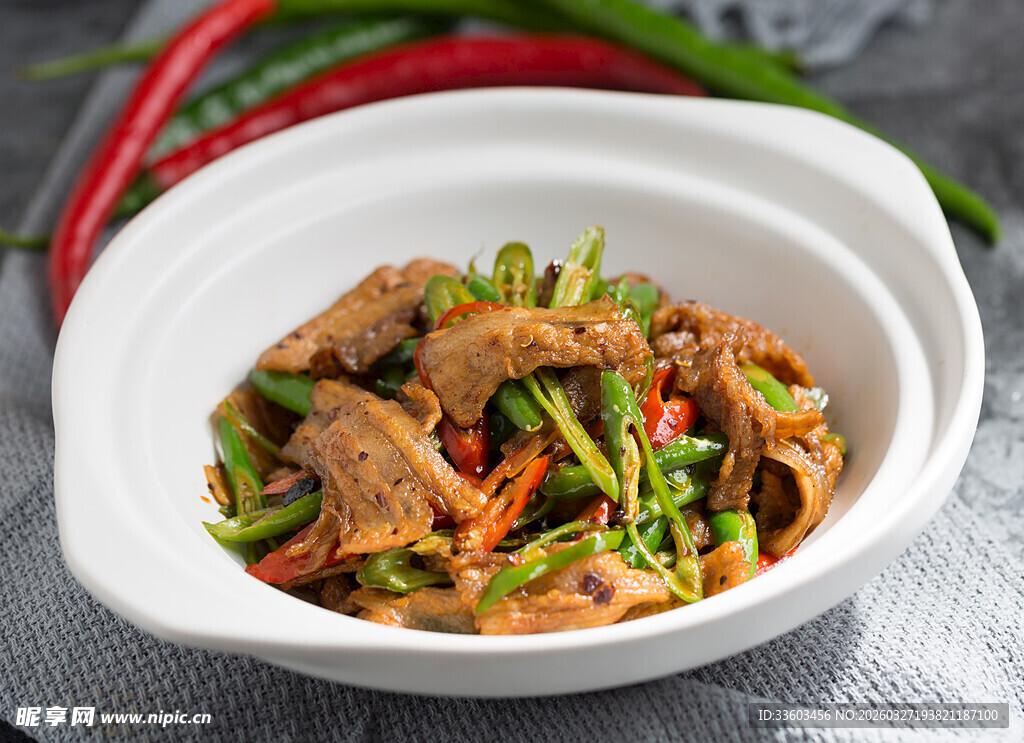 青椒炒肉