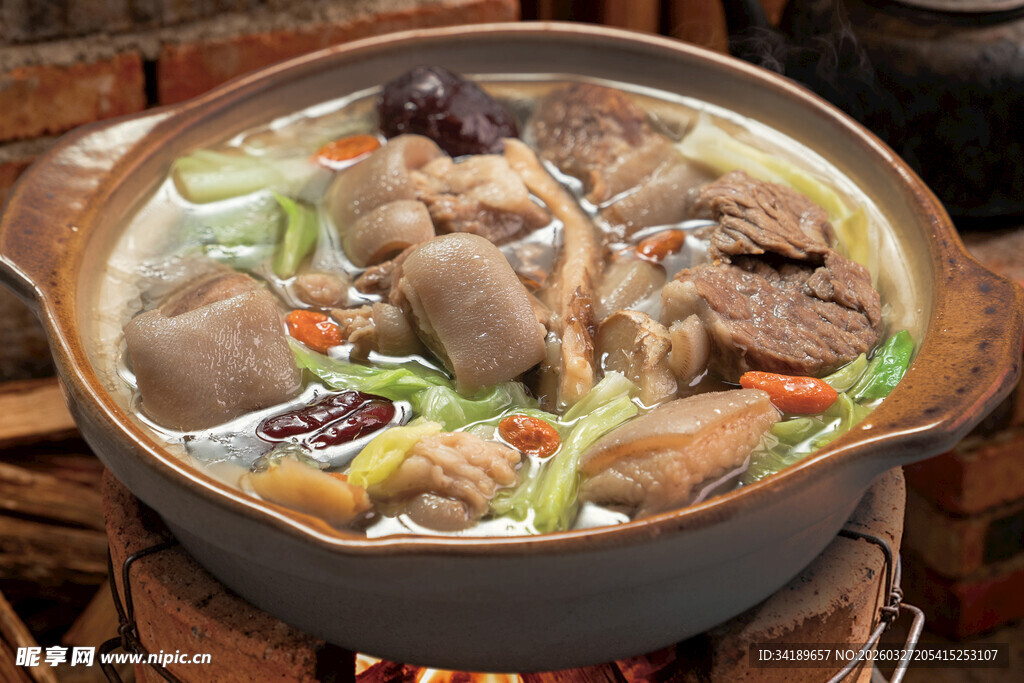 带皮羊肉砂锅