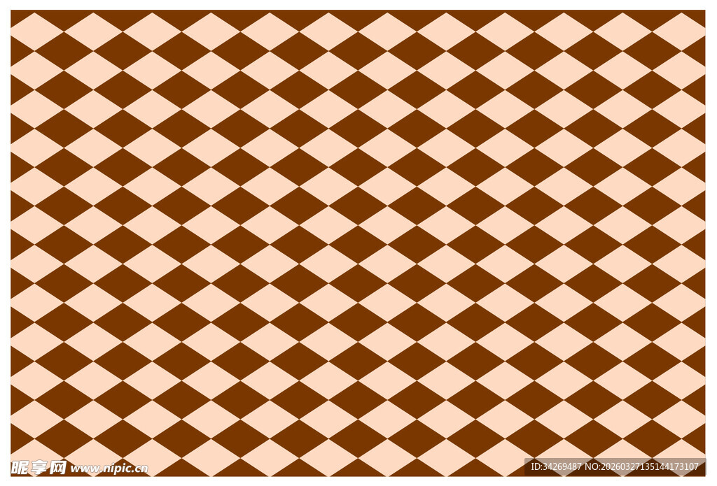 棕色几何方格图案纹理