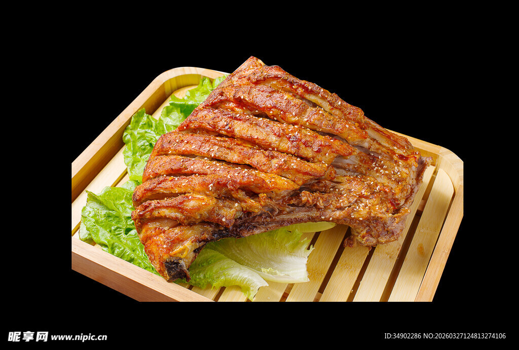 免扣香辣烤羊排