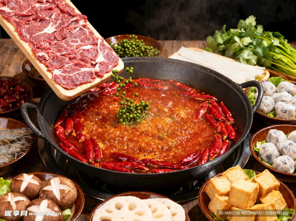 麻辣火锅食材