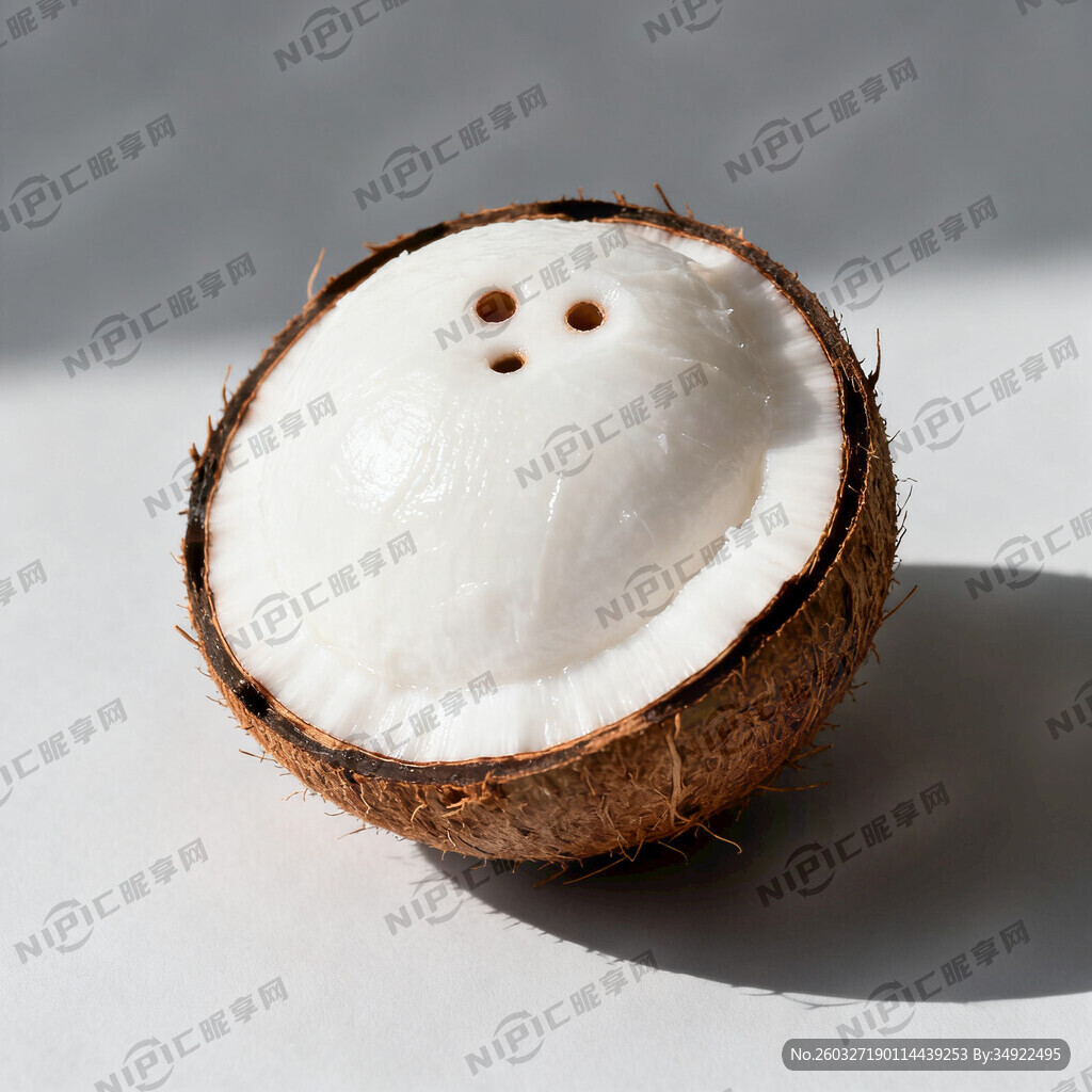单个椰子 去皮椰子