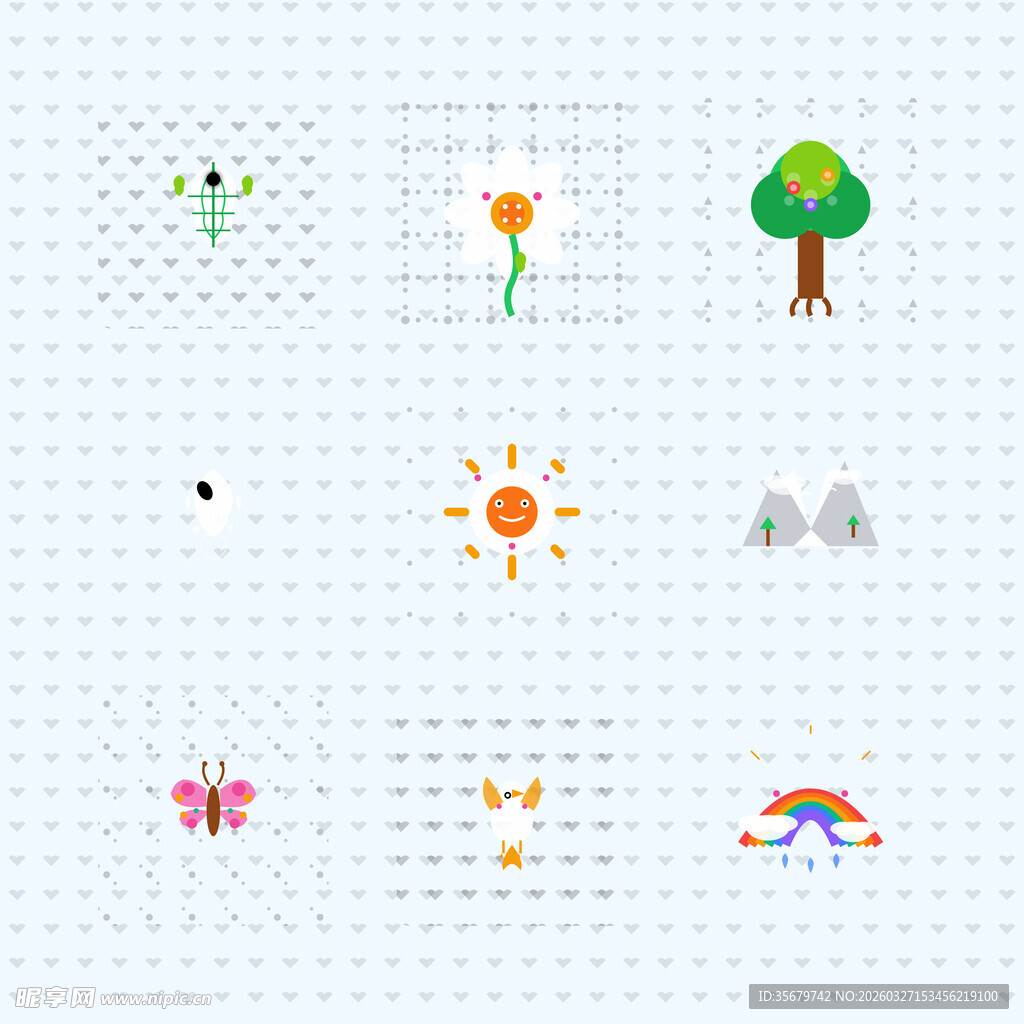 儿童简笔画图案集合