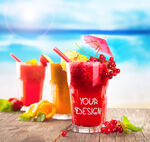 缤纷夏日果汁饮品组合