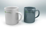 两款简约风格陶瓷马克杯