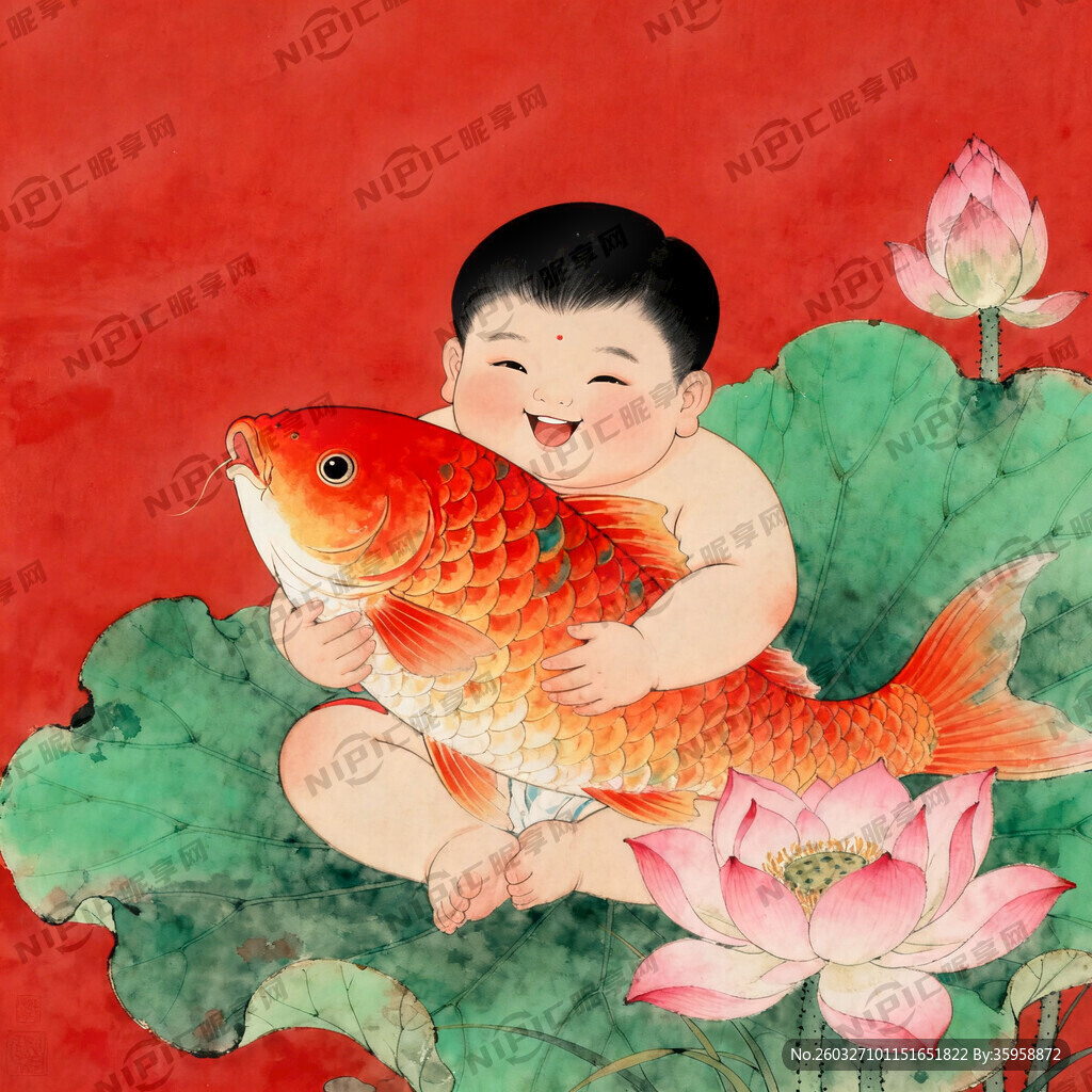 画面中 娃娃的笑容十分可爱