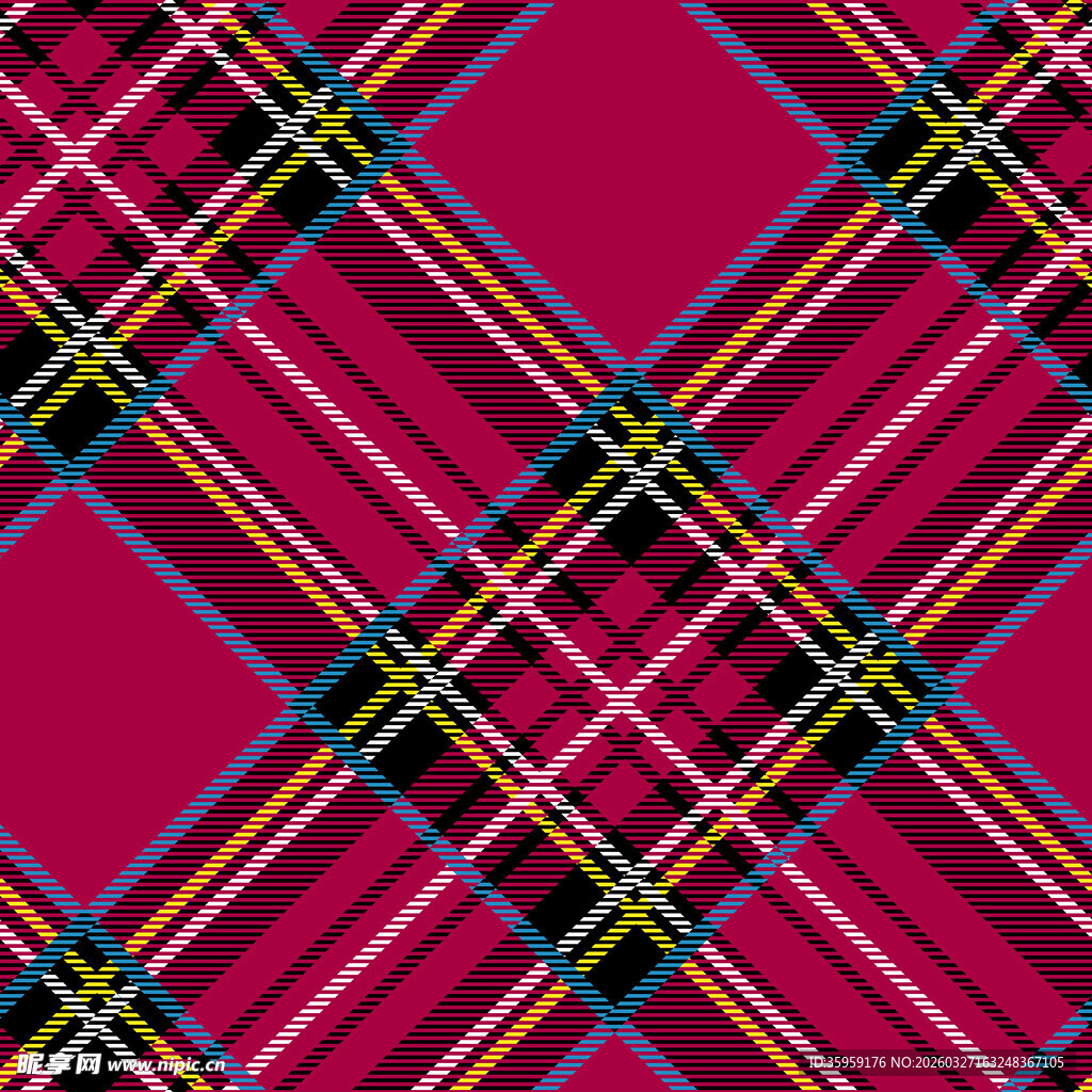 粉色格子图案纹理背景