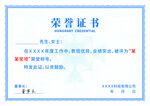 荣誉证书展示