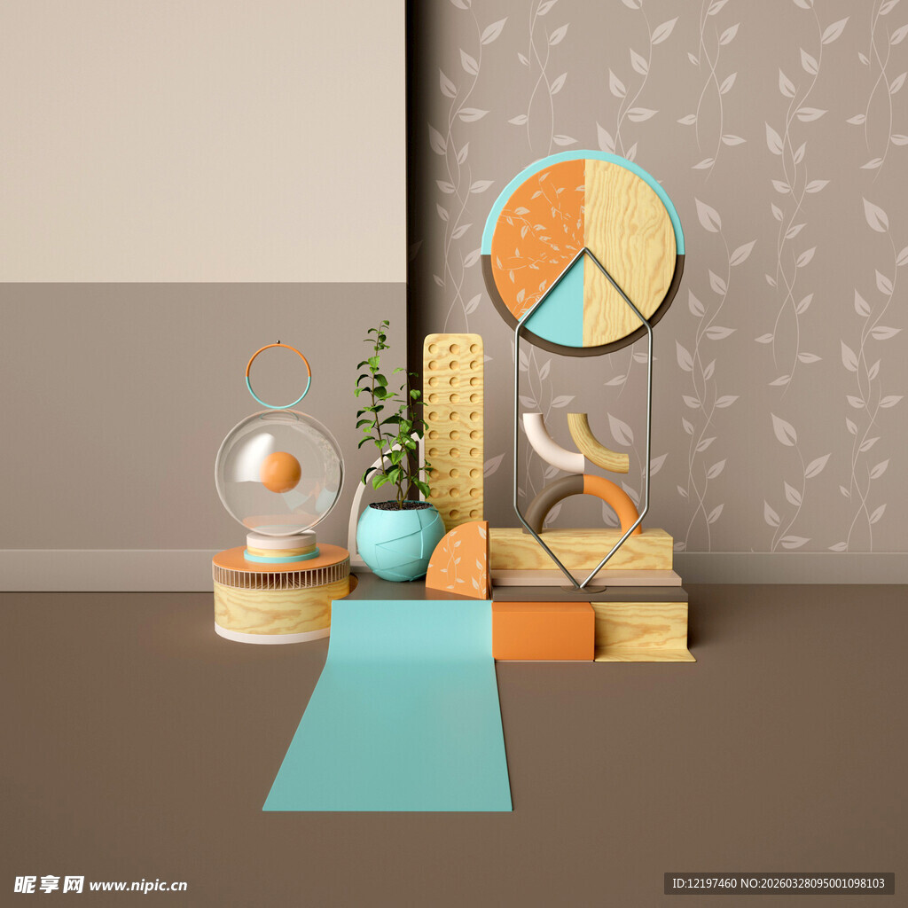 简约摆件组合现代风装饰