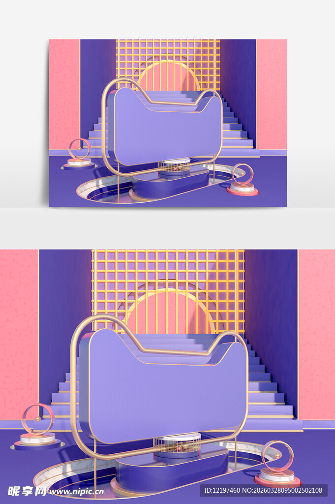 紫色时尚手提包展示