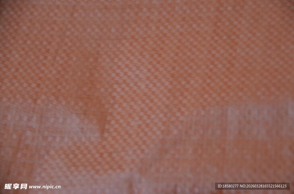 橙色纹理布料细节展示