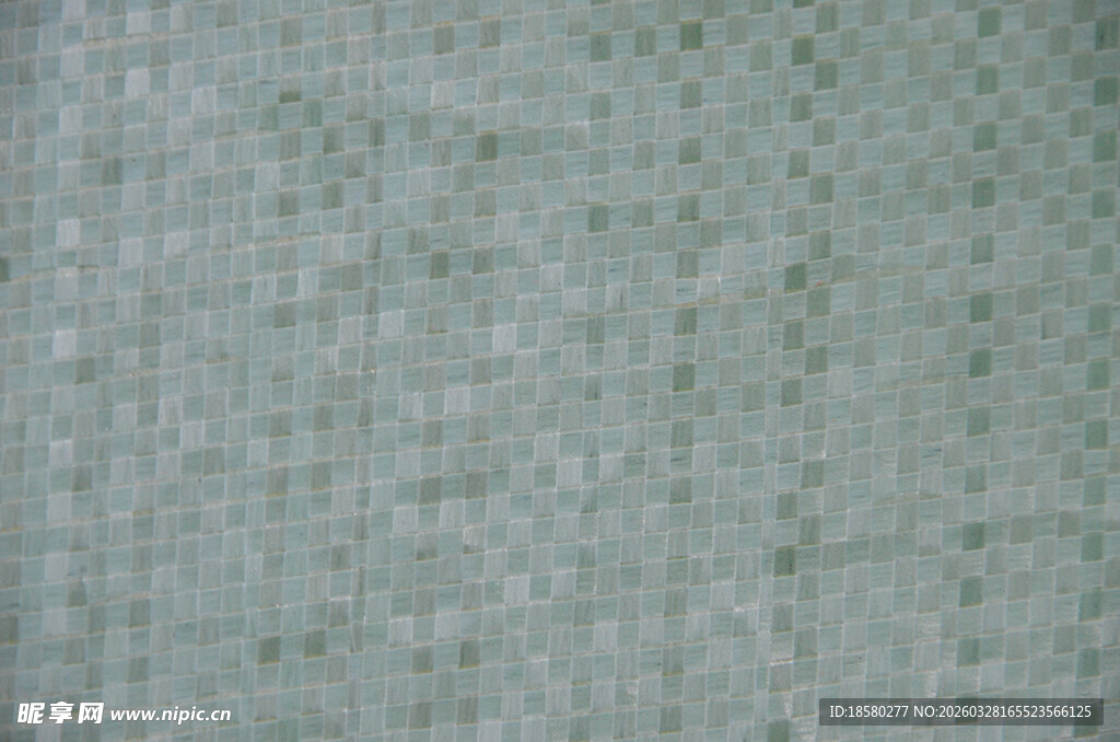 浅绿色纹理布料特写