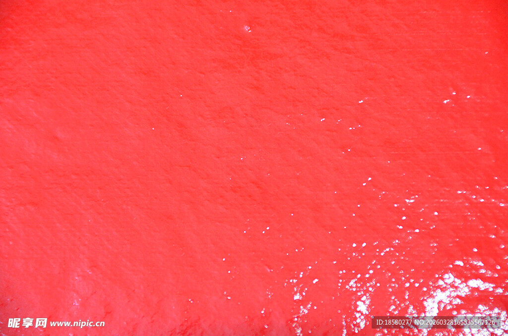 鲜艳红色皮革纹理