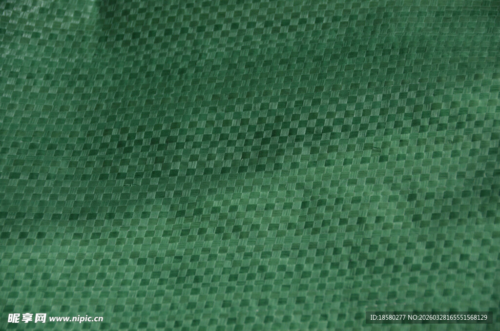 绿色针织布料纹理细节