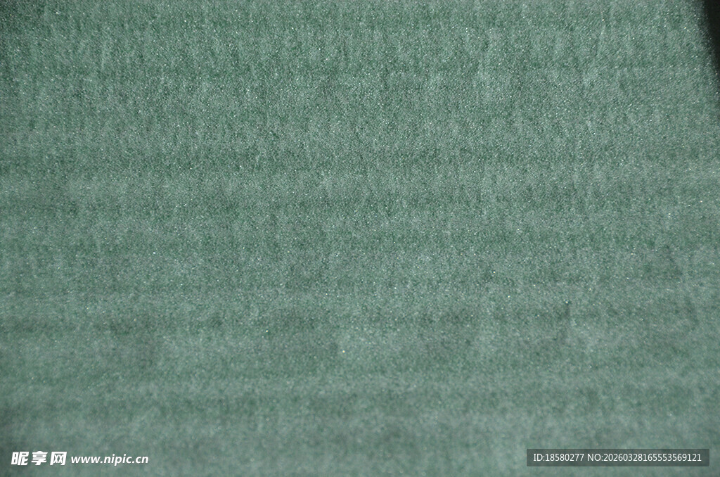 浅绿色纹理布料特写