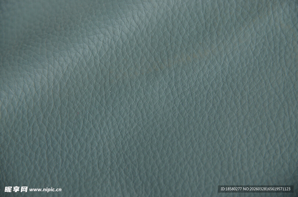 灰绿色纹理皮革菱格布料细节